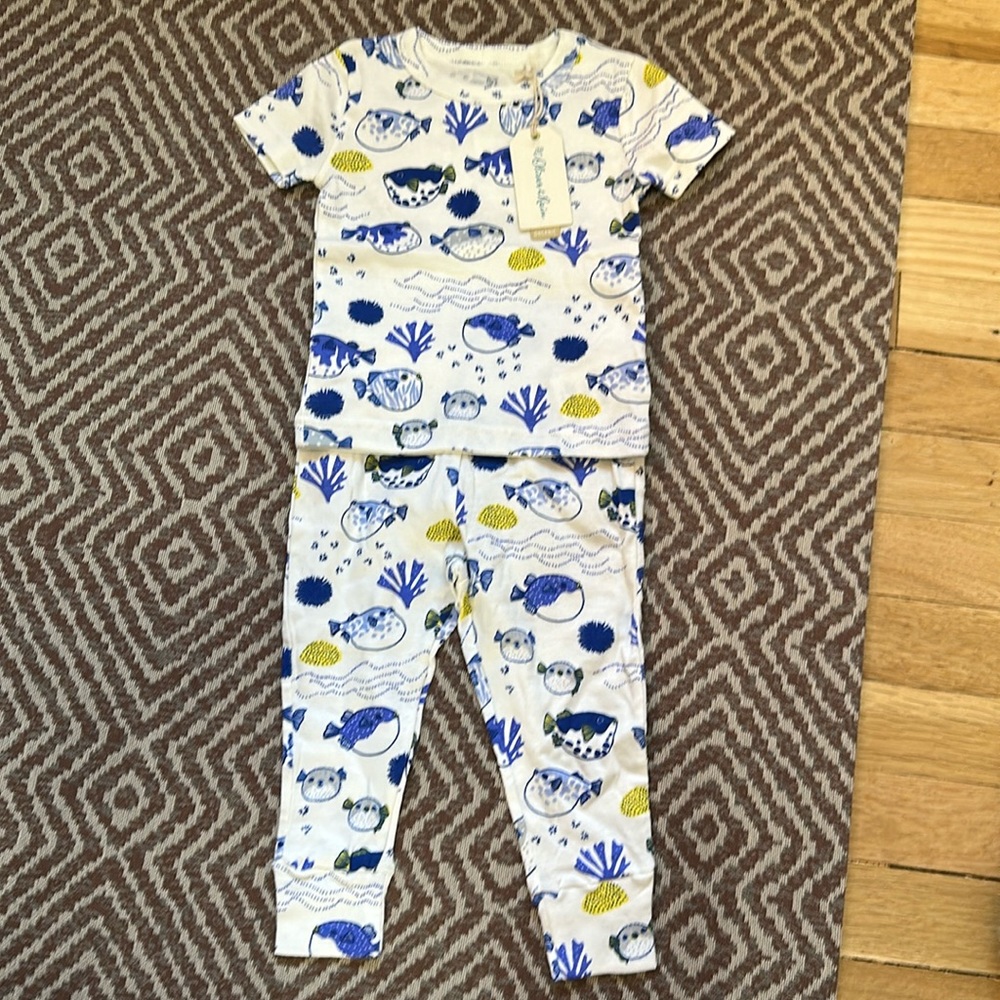 Oliver and Rain - 2pc Pajama set in Bubble Fish print *NWT*